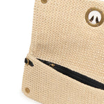 Pochette a tracolla Love Bag Click Soft Horizontal Classic in rafia 106022 A391C24Q PINKO 