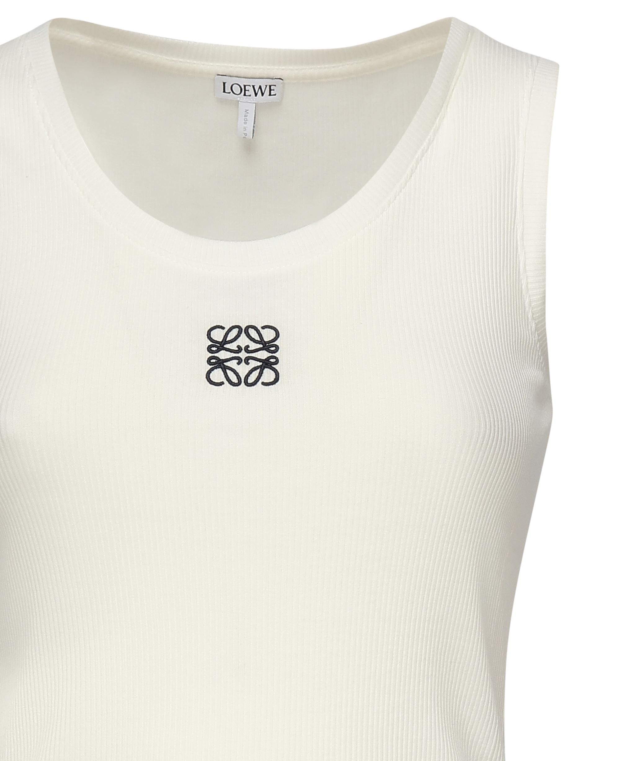 Canotta Anagram in cotone a coste S359Y23X84 2100 LOEWE 