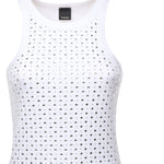 Canotta con strass e borchie<BR/><BR/> 105928 A2XYZ04 PINKO 
