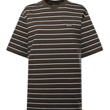 T-shirt in jersey di cotone a righe 115318 2476 ROTATE 