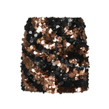 Minigonna Amber con paillettes 5GGD39 6331AFJ7Q MARCIANO BY GUESS 