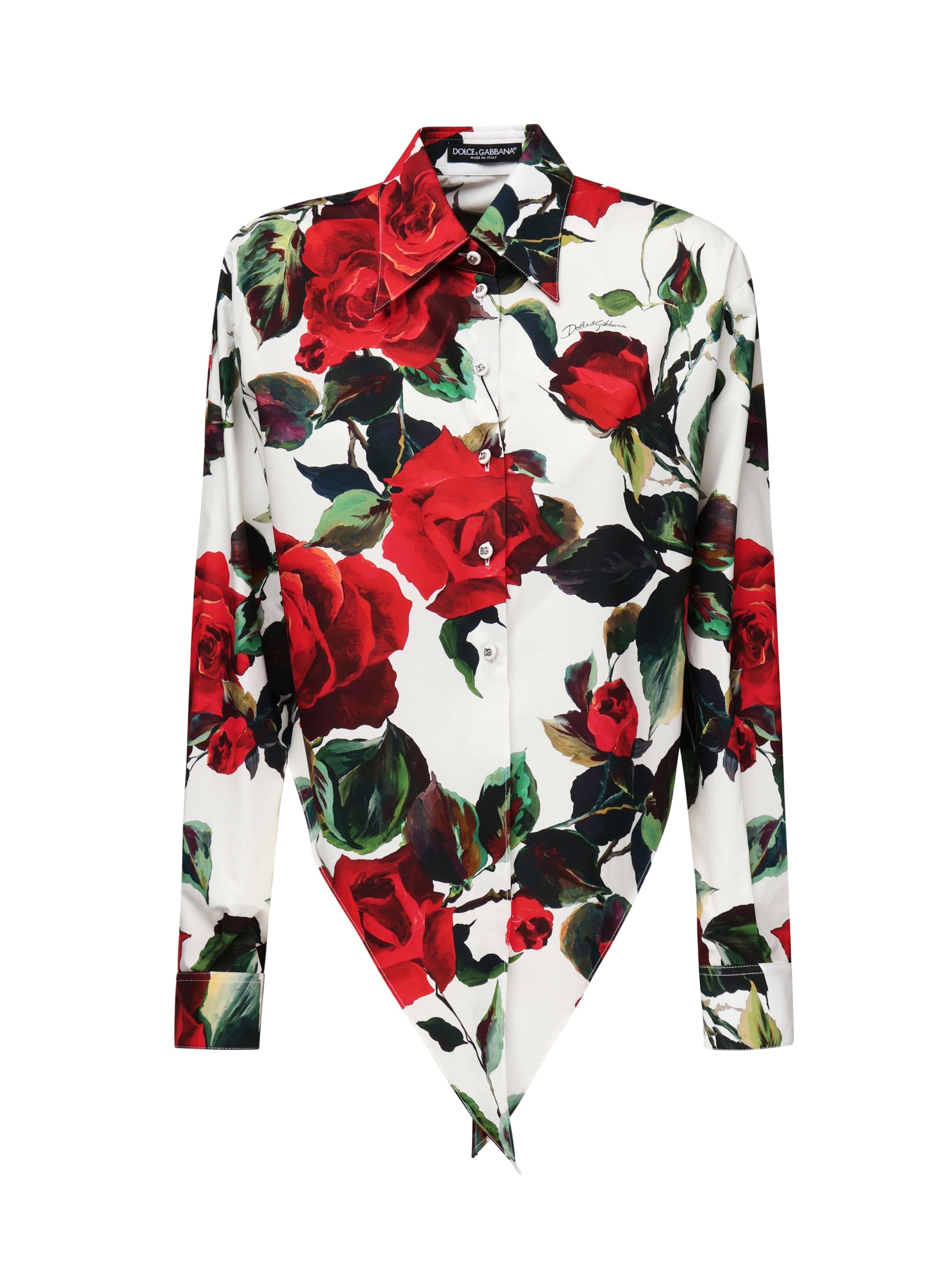 Camicia cropped con stampaShirt F5S65T HS5S2HA5KQ DOLCE & GABBANA 