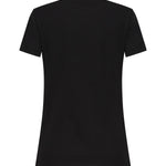 T-shirt con ricamo logo lettering 101752 A2RDZ99 PINKO 