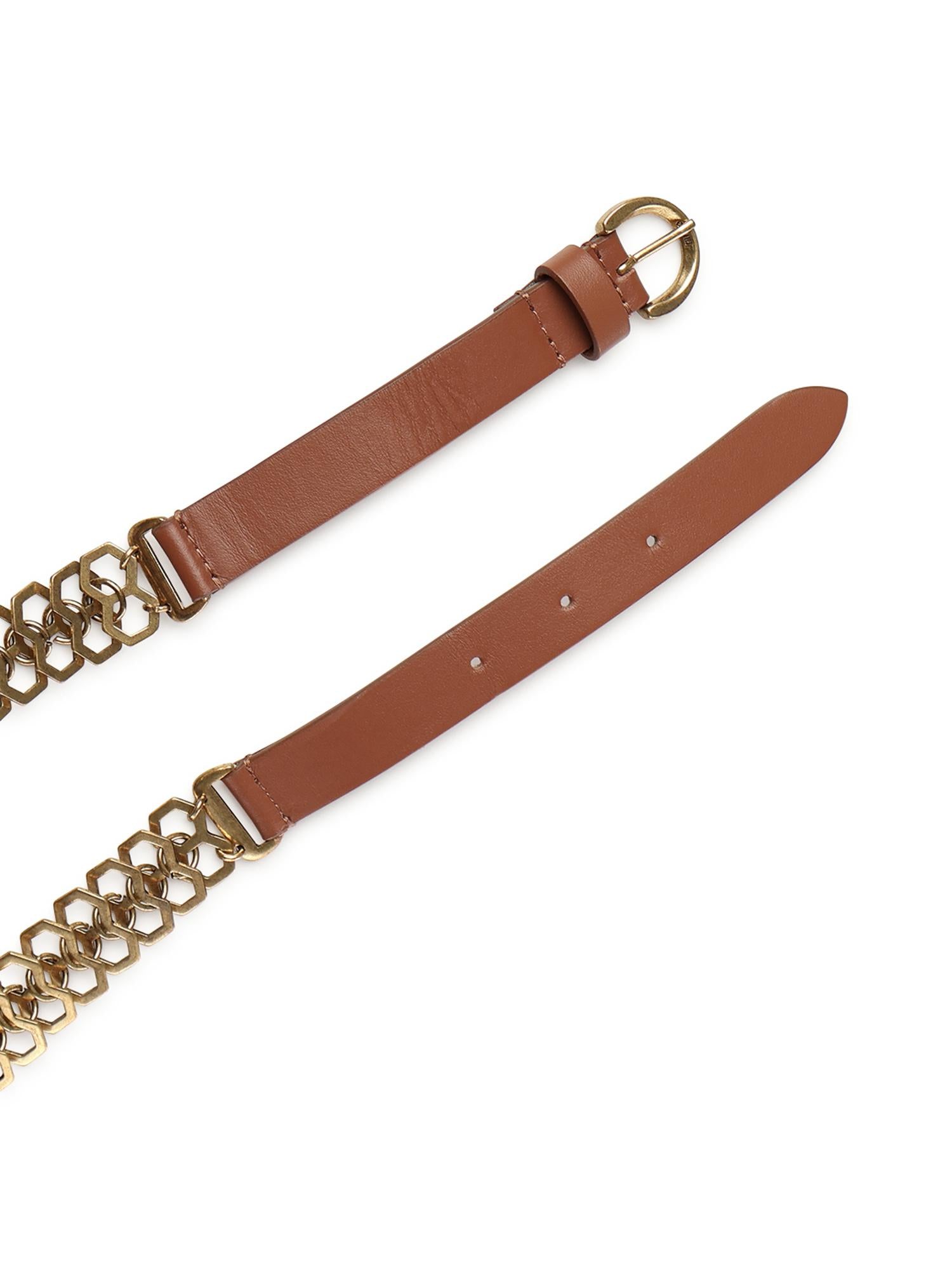 Cintura con inserto a catena 105893 A2XIL17Q PINKO 