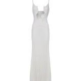 Abito Salacia Wire Sunray 23043198 WHITE CHRISTOPHER ESBER 