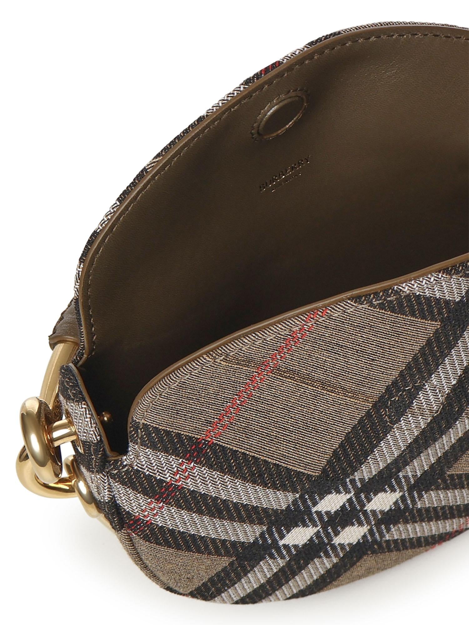 Clutch Bridle in canvas Check 8116866 C1751 BURBERRY 
