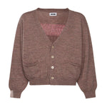 Cardigan con logo MGFW25CA01073 3333 MAGLIANO 