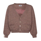 Cardigan con logo MGFW25CA01073 3333 MAGLIANO 