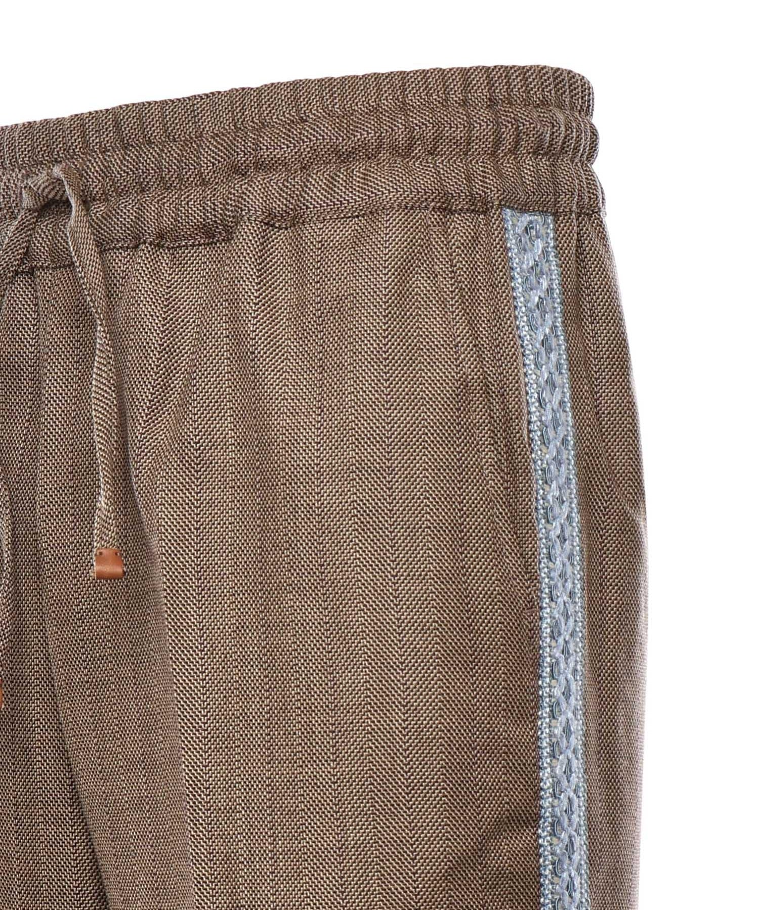 Pantalone "Le Pantalon Chevron" in lana IBP191WV009 BN Drôle de Monsieur 