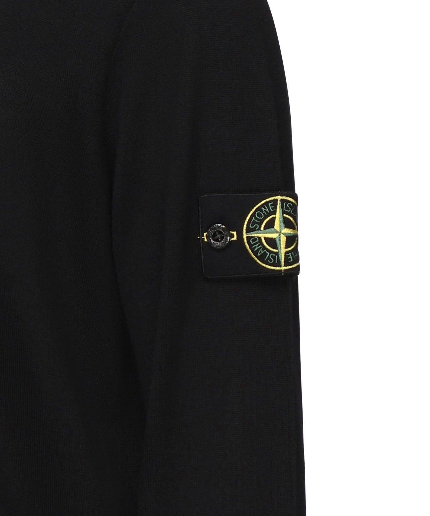 Maglione girocollo con impunture a rilievo K2S155100071 S00C4V0029 STONE ISLAND 