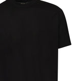 T-shirt girocollo in cotone AIGUE -NERO GIULIANO GALIANO 