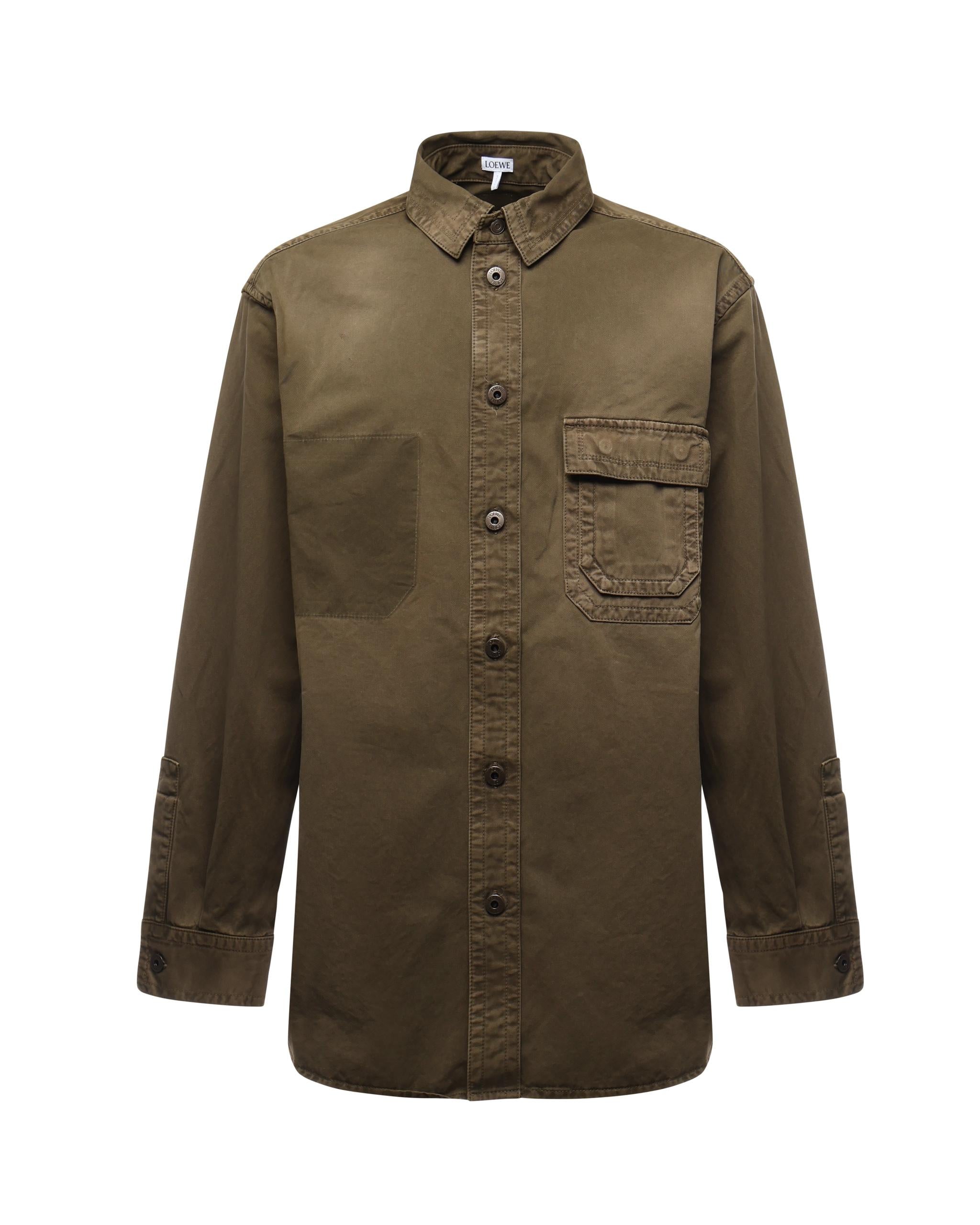 Giacca-camicia in cotone H526Y02WA3 4160 LOEWE 
