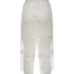 Gonna midi in pizzo con spacchetti 106664 A381Z05 PINKO 