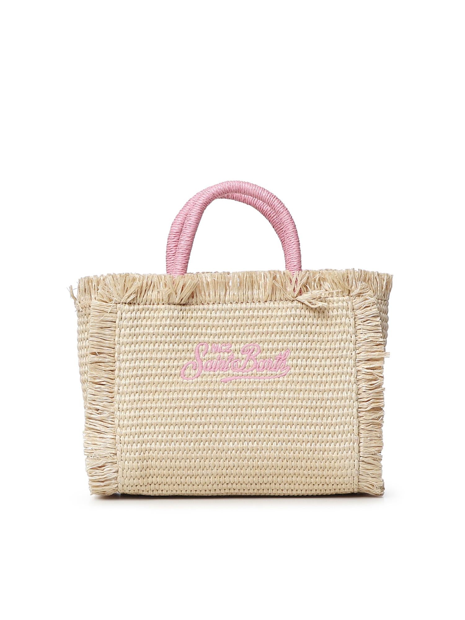 Borsa Vanity micro effetto paglia <BR/> VAMI009 00415L MC2 SAINT BARTH 