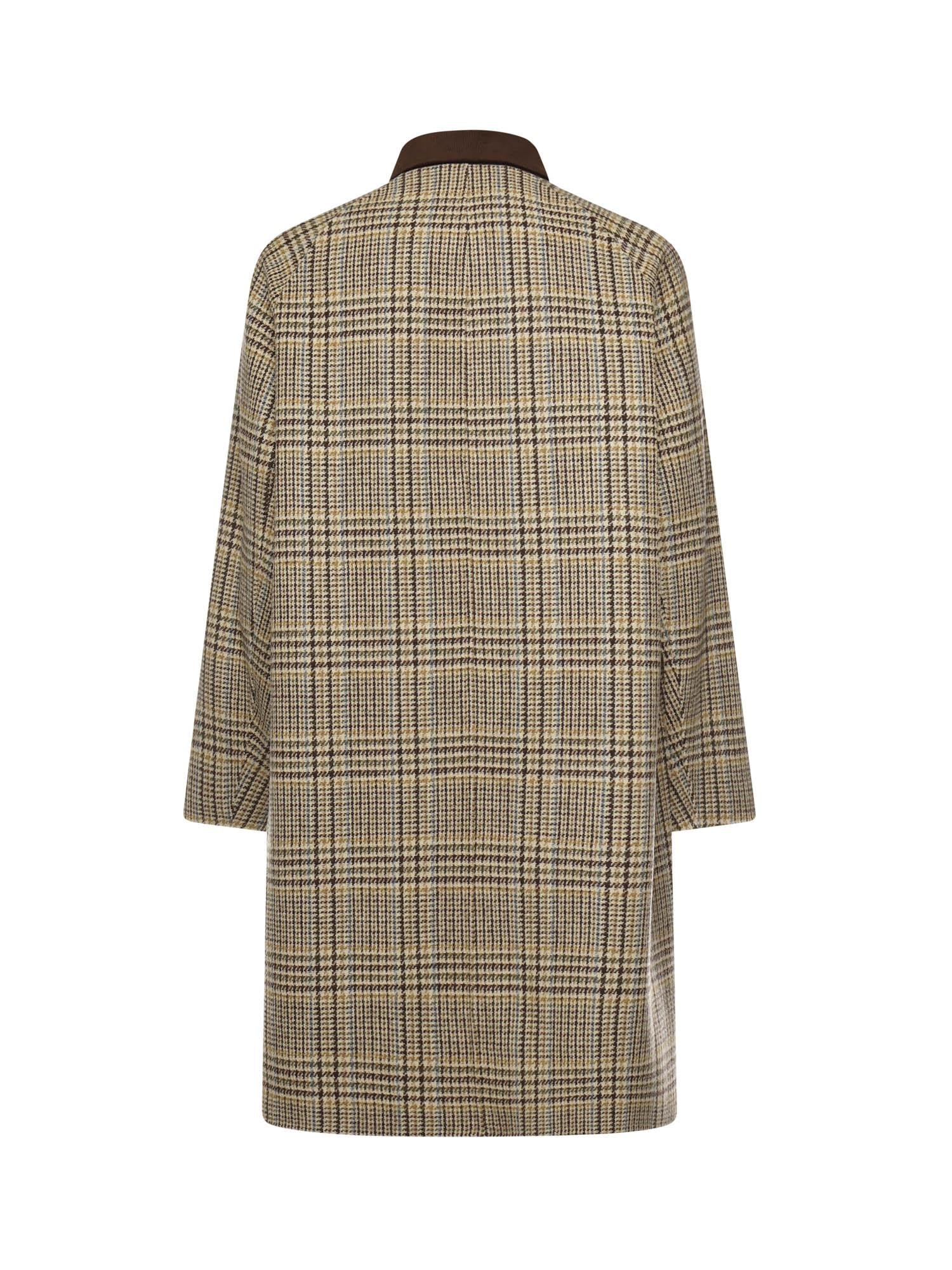 Cappotto in misto lana B6F0025 12M AMARANTO 