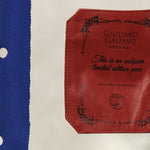 Bomber Varsity in nappa e tessuto VARSITY NAPPABLU GIULIANO GALIANO 