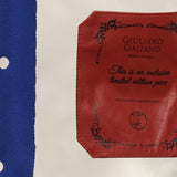 Bomber Varsity in nappa e tessuto VARSITY NAPPABLU GIULIANO GALIANO 