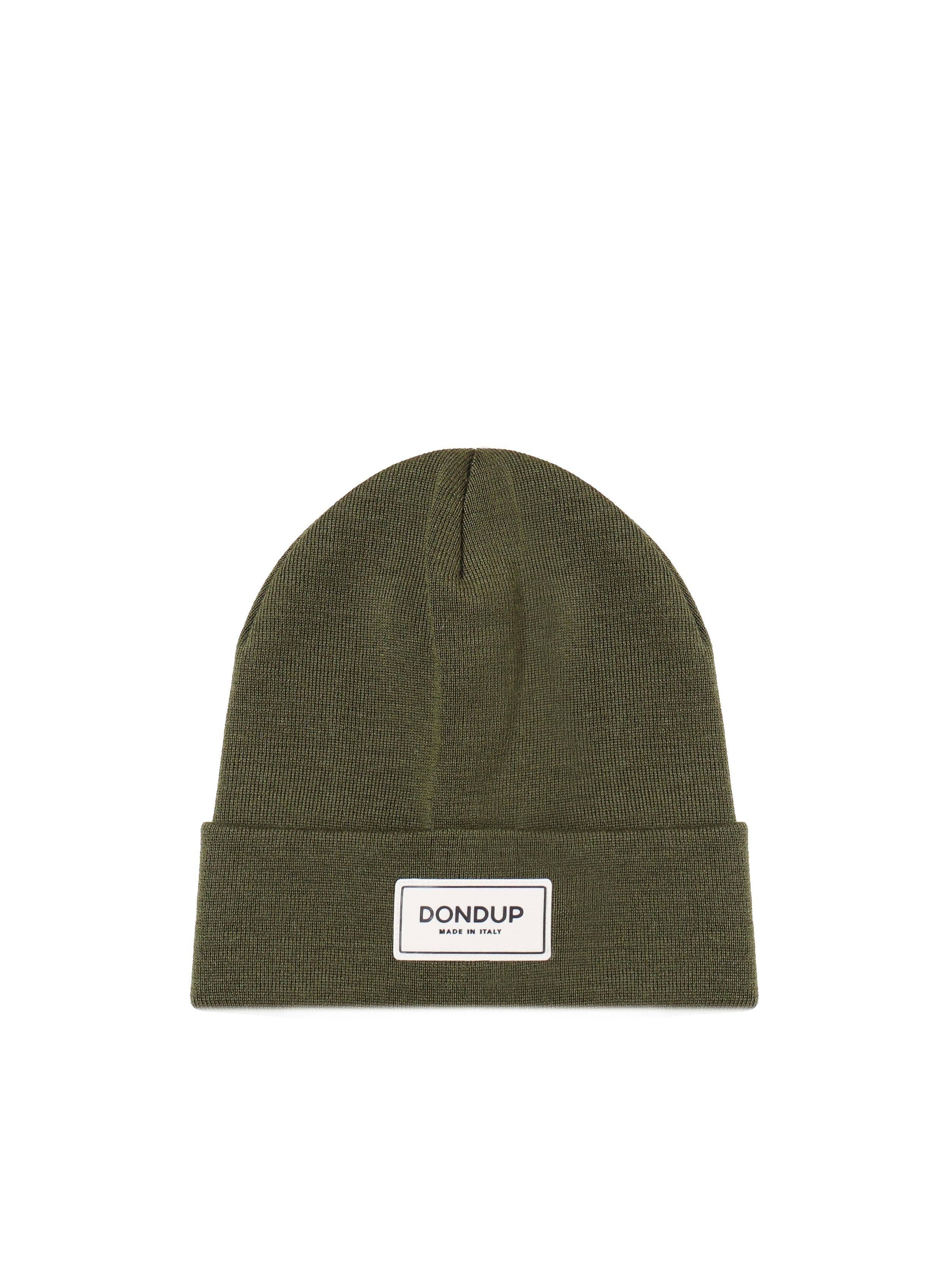 Berretto beanie con logo applicato WQ058 Y00474DXXX633 DONDUP 