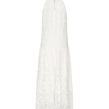 Abito midi in sangallo e macramè 104857 A2G9Z05 PINKO 