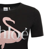 T-shirt in jersey di cotone con logo CH26SJH08194 070 CHLOÉ 
