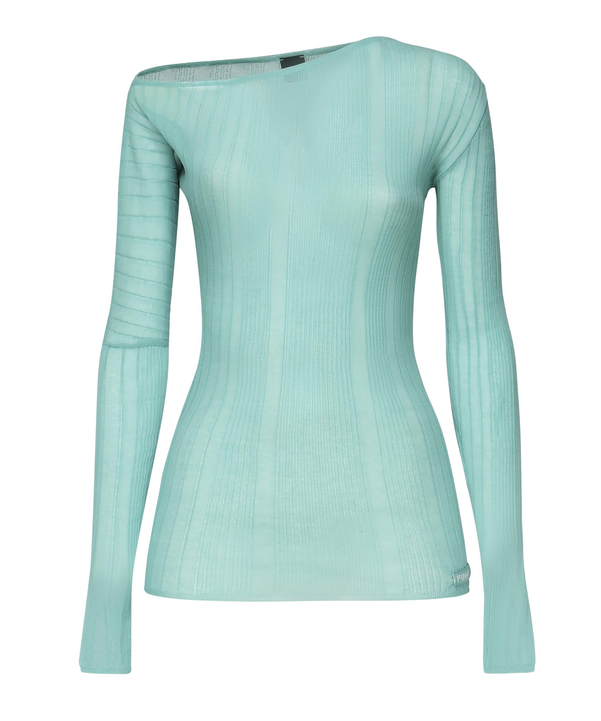 Maglia Vallelunga asimmetrica <BR/> 104766 A1NDT65 PINKO 