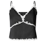 Top con inserti in pizzo 106893 A3AVZCB PINKO 