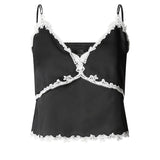 Top con inserti in pizzo 106893 A3AVZCB PINKO 