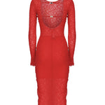 Abito in pizzo con schiena scoperta 105227 A2M5RA1 PINKO 