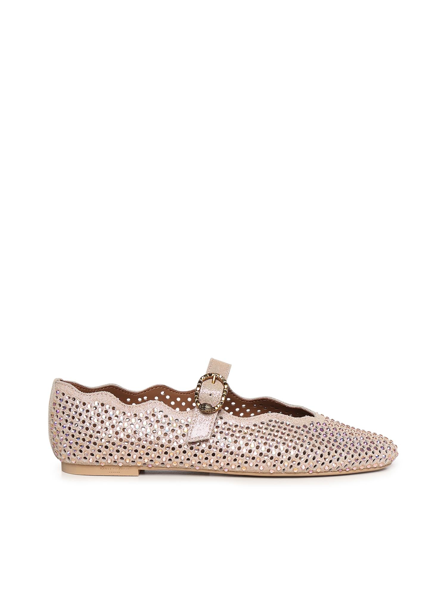 Ballerina Wavy Maifair con cristalli 5596424209 BLUSH KURT GEIGER 