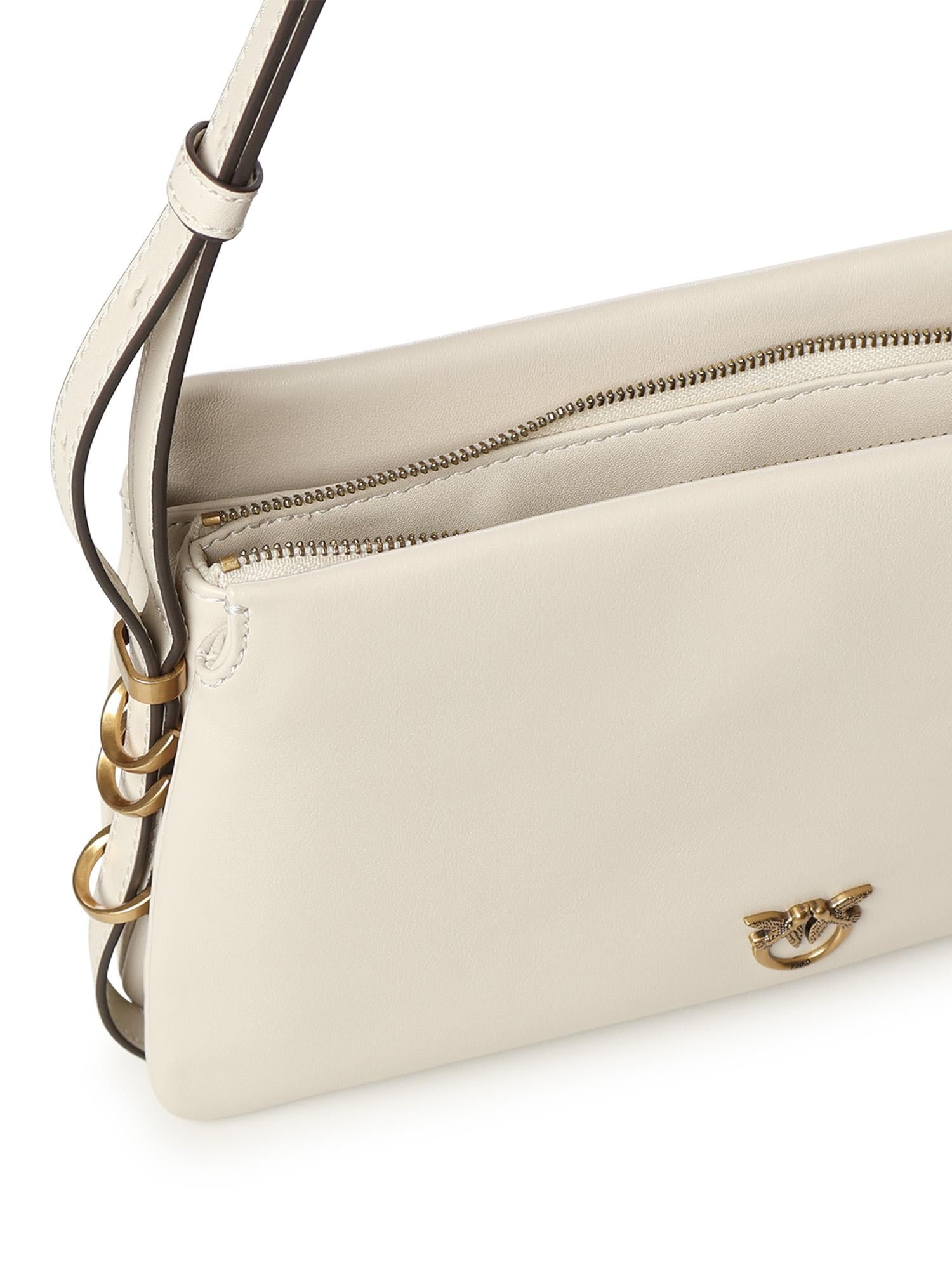 Borsa a tracolla Mini One, Two, Three Bag in pelle 105883 A0QOZ14Q PINKO 