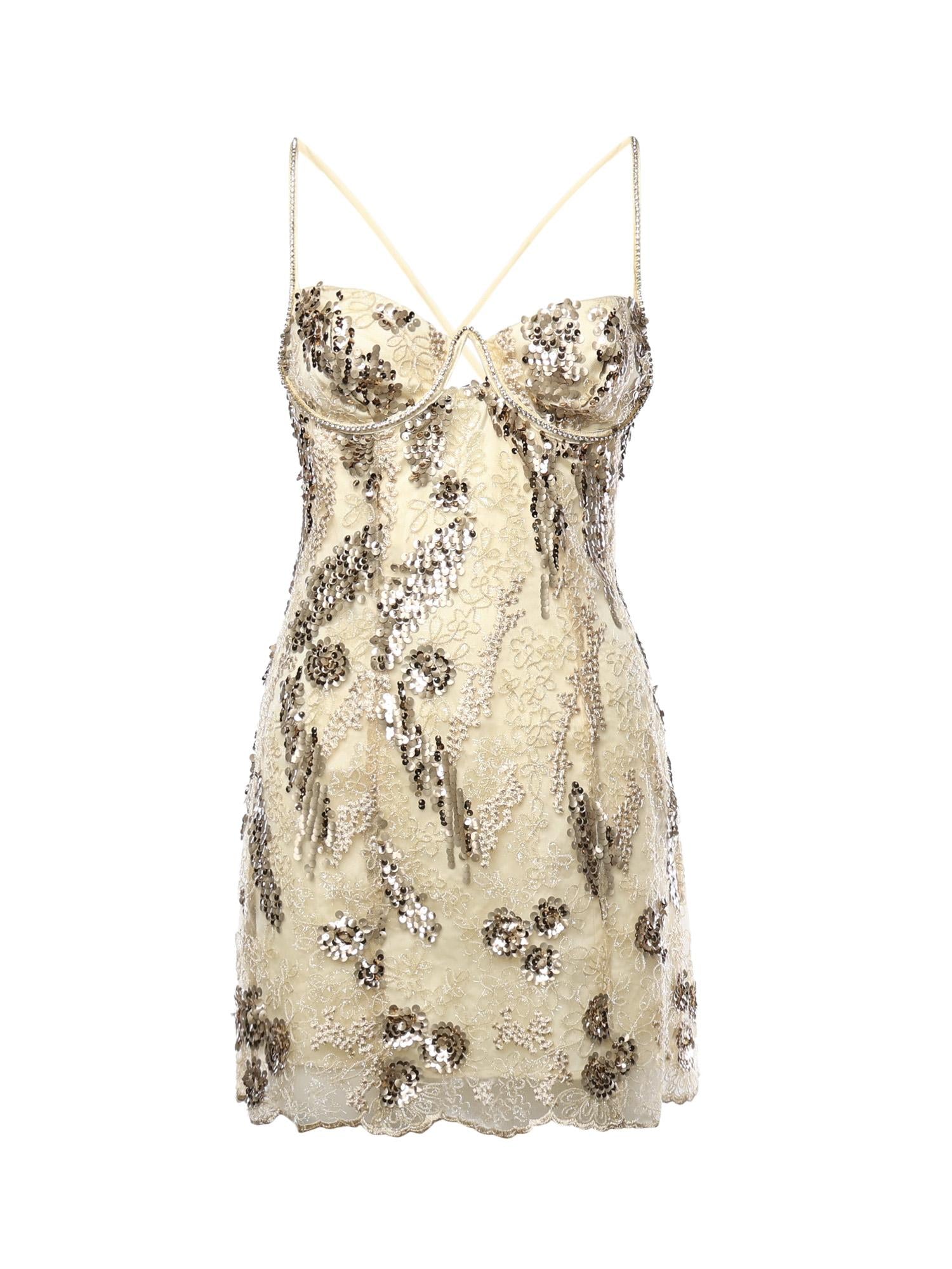 Mini abito Opal CD2819 GOLD FOR LOVE & LEMONS 