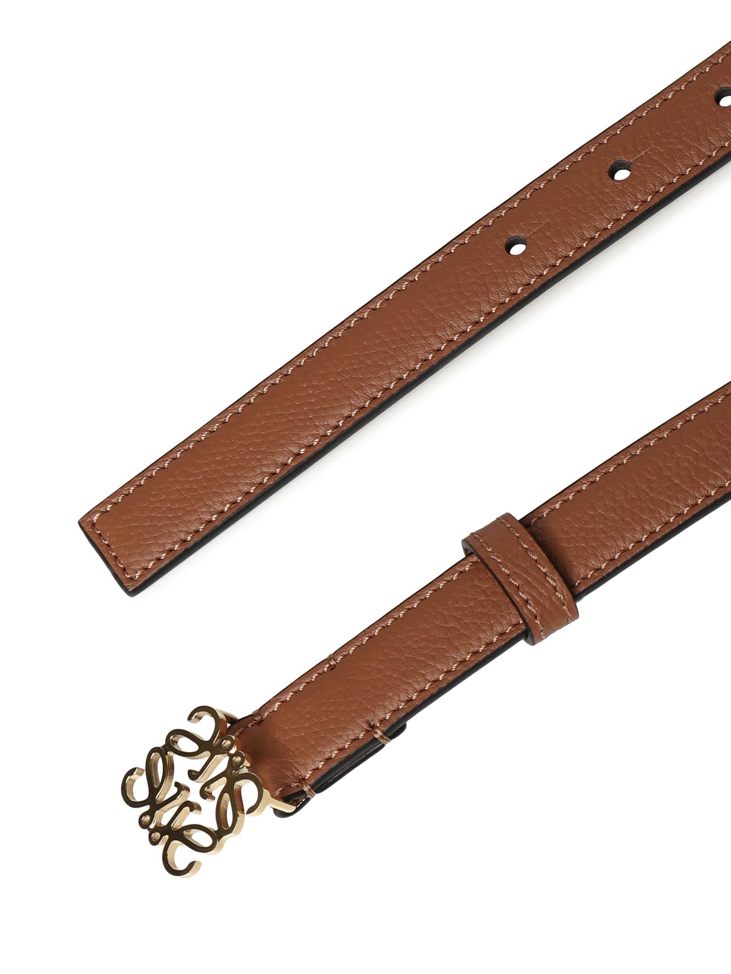 Cintura Anagram in pelle di vitello E821Z15X02 2526 LOEWE 