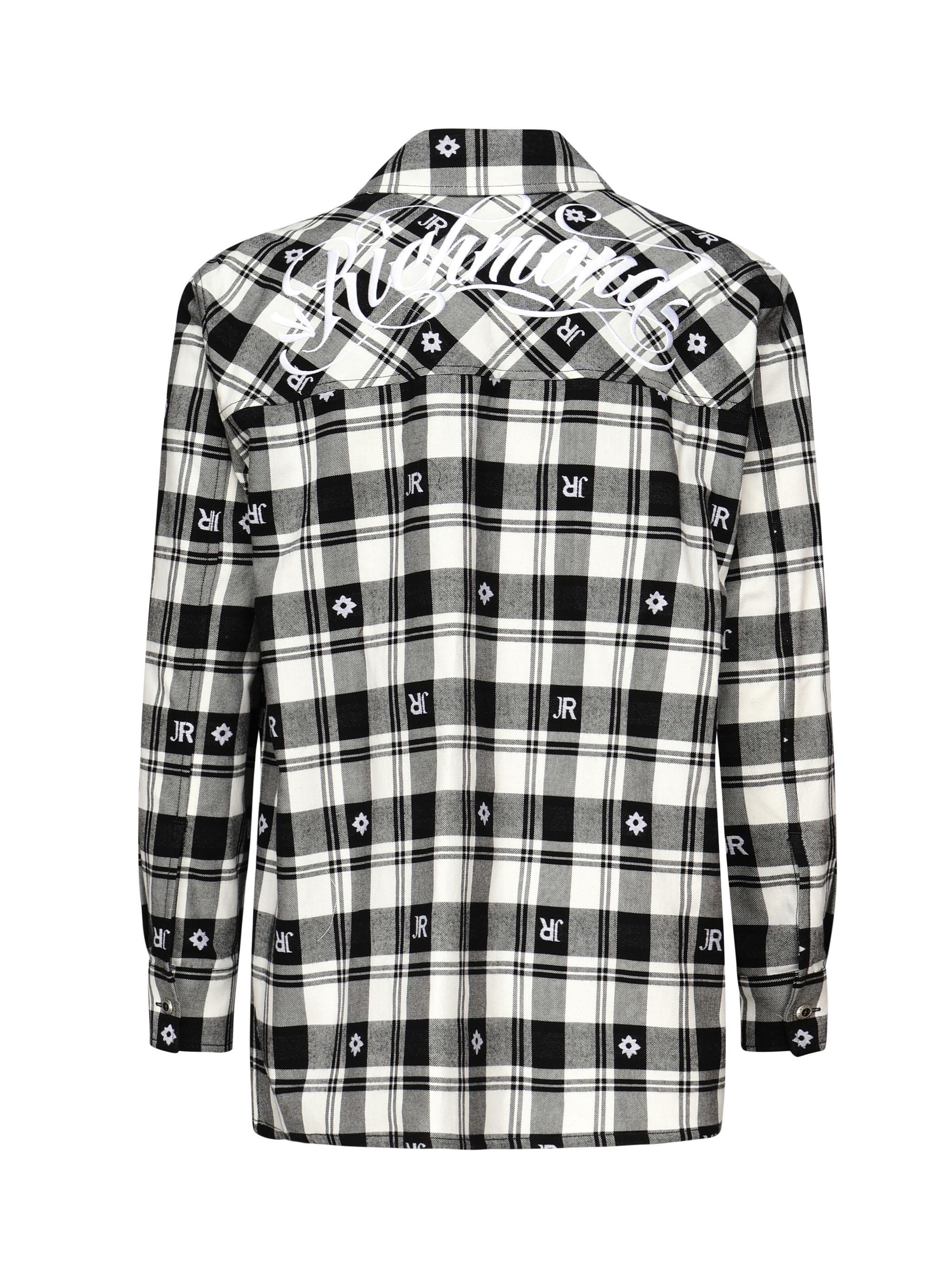 Camicia a quadri in cotone RMP25147CA  JOHN RICHMOND 