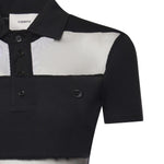Abito lungo polo a righe COPJS114F5028 BLACK COPERNI 
