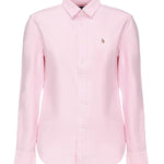 Camicia Oxford con logo<BR/> 211891377 002 POLO RALPH LAUREN 