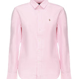 Camicia Oxford con logo<BR/> 211891377 002 POLO RALPH LAUREN 