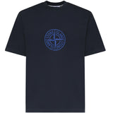 T-shirt con stampa 'All Around Compass' L1S152100001 S0362V0020 STONE ISLAND 