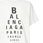 T-shirt Optical oversize 811688 TRVU69081 BALENCIAGA 