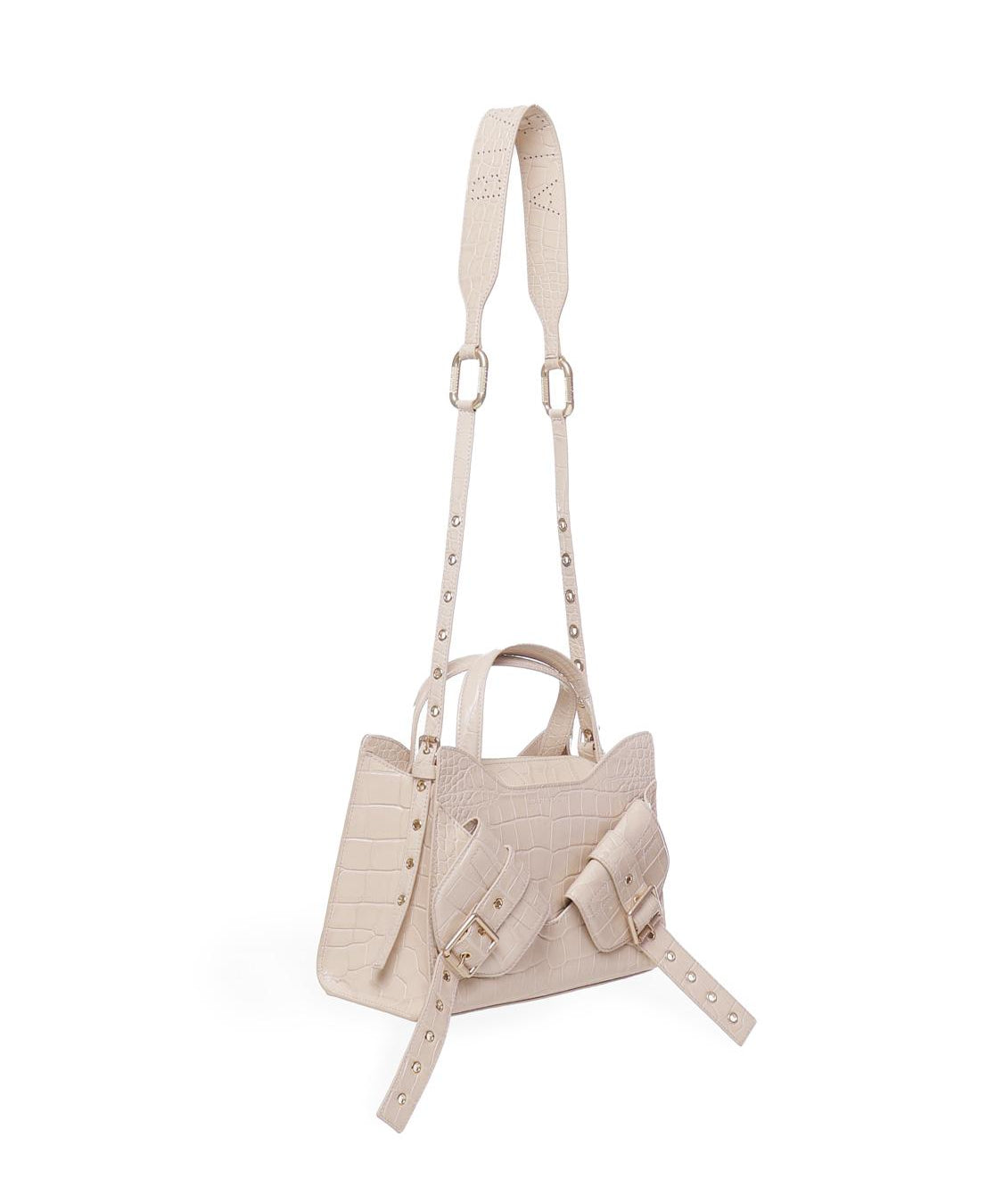 Borsa tracolla crossbody Y2K.003 FBBP70003COC -BEIG/ORO BIASIA 