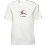 T-shirt in cotone Check con EKD 8118964 B7078 BURBERRY 