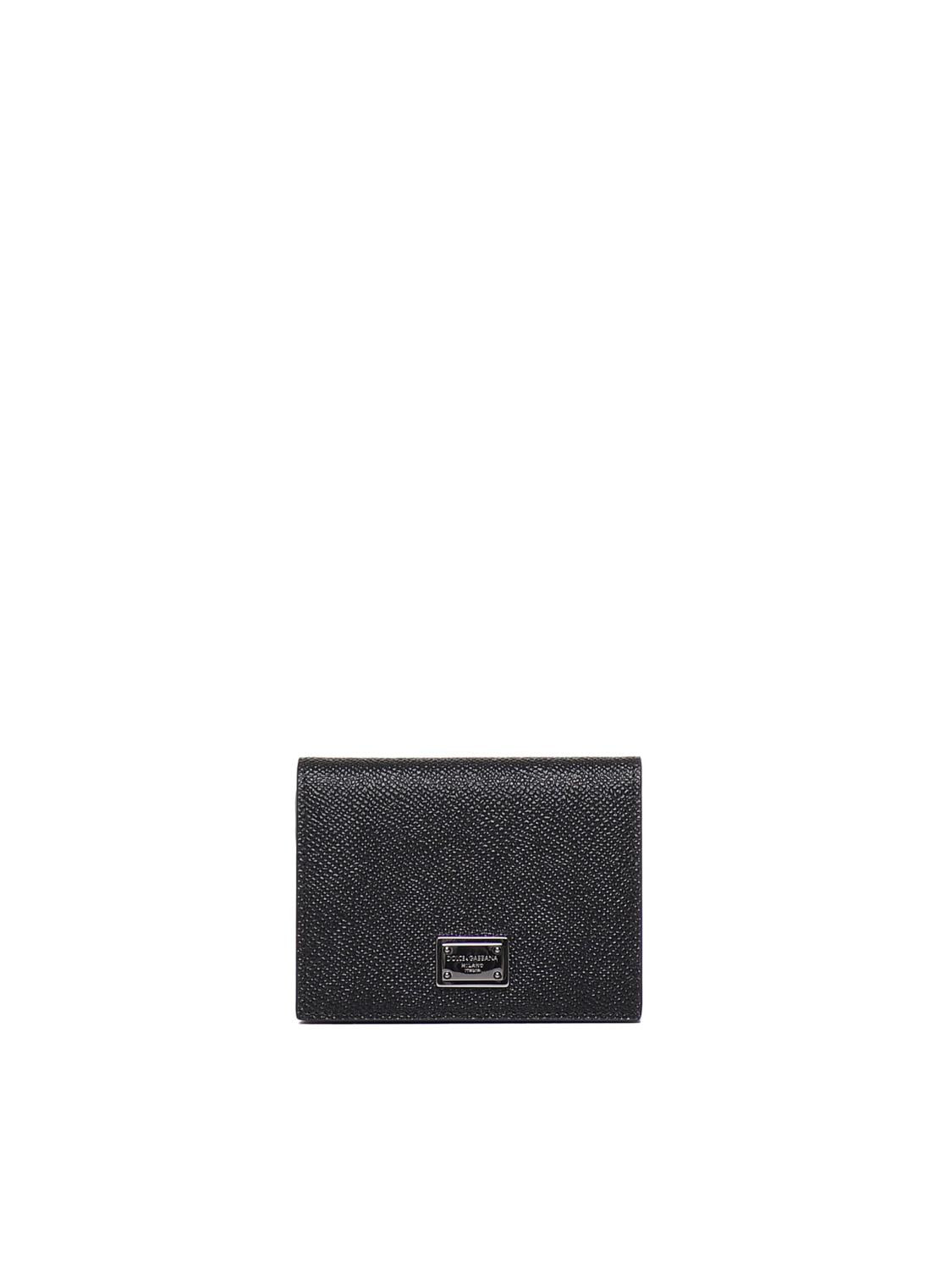 Portacarte in pelle di vitello con logo in rilievo BP1643 AG21980999 DOLCE & GABBANA 
