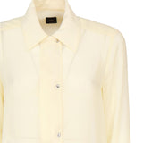 Camicetta leggera linea bomber in georgette 104787 A21FD22 PINKO 