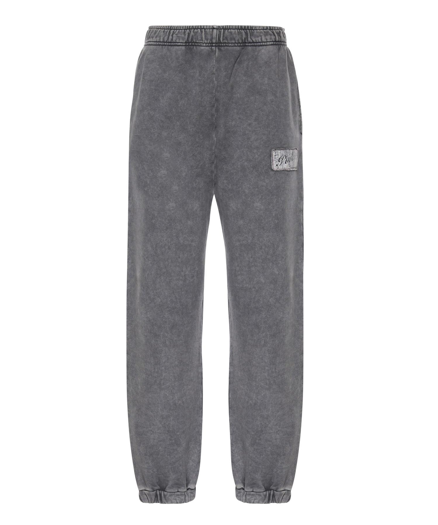 Pantaloni joggers in felpa con logo 105508 A33MK10 PINKO 
