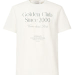 T-shirt in cotone con stampa<BR/> GMP01220 P00225411616 GOLDEN GOOSE 