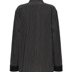 Camicia a righe in seta 823656 Y4K761095 SAINT LAURENT 