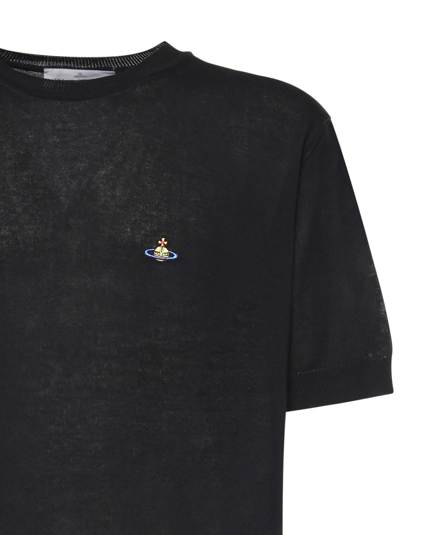 T-shirt Alex in cotone con logo 2701002G Y003FN401 VIVIENNE WESTWOOD 