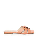 Ciabattine in nappa con logo uccellini SD0313 P003Q74 PINKO 