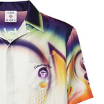 Camicia in seta con stampa MSS26SH003 01 CASABLANCA 
