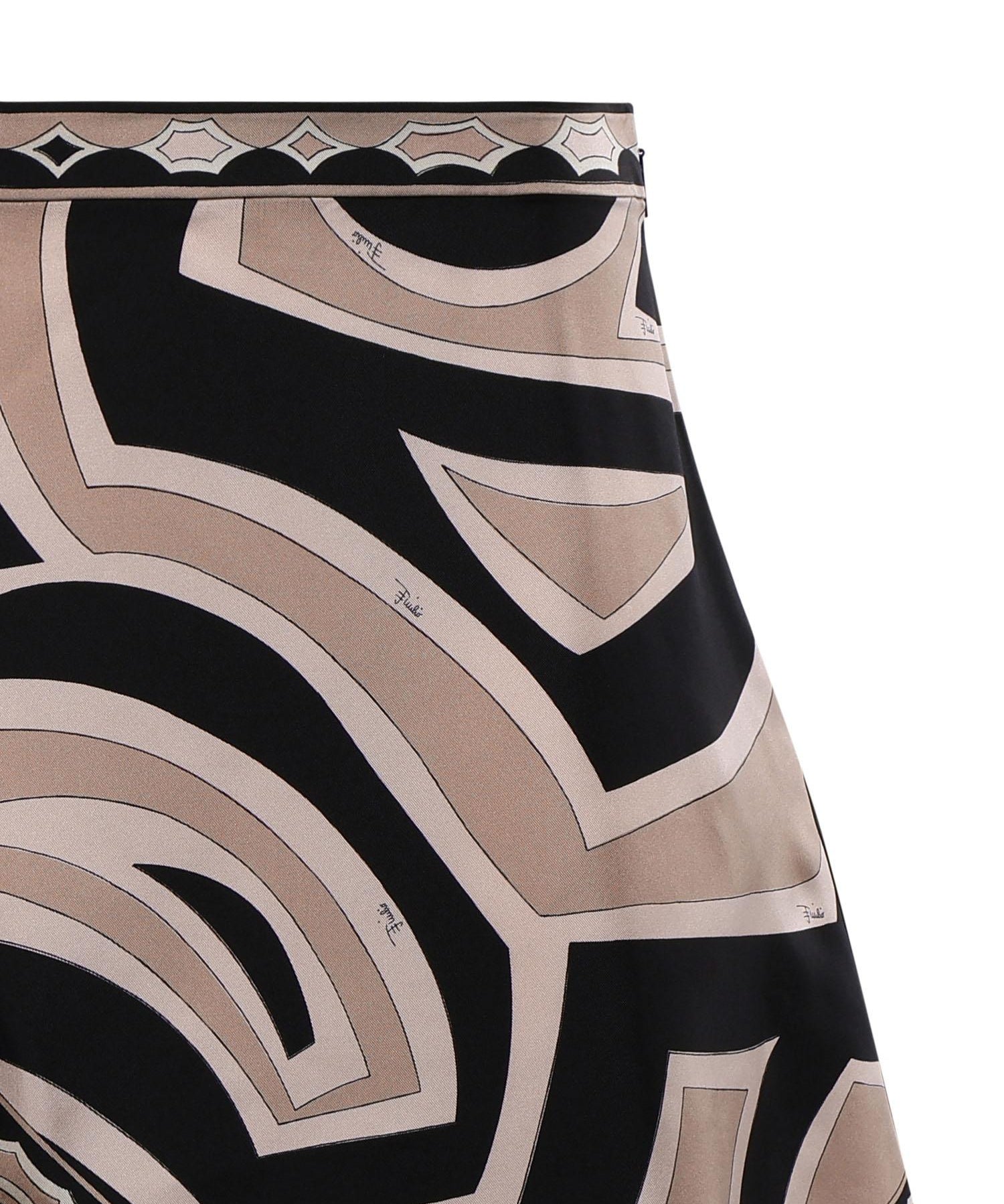 Gonna foulard in seta stampa Labirinto<BR/> 6HRV85 6H852031 PUCCI 