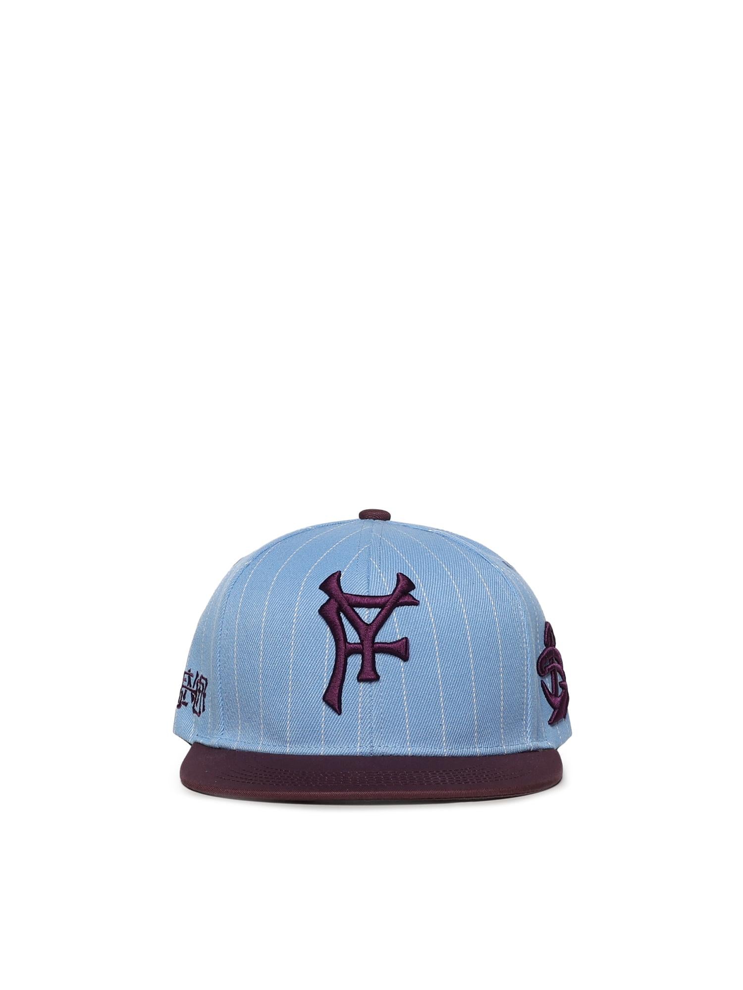 Cappello da baseball a righe DFM58031C0001PX BLU/PURP PDF CHANNEL 